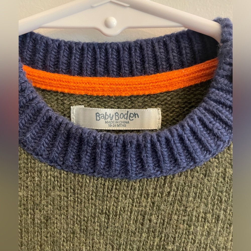 Baby Boden 18-24 Month Fox Sweater Cashmere Blend - Picture 2 of 6